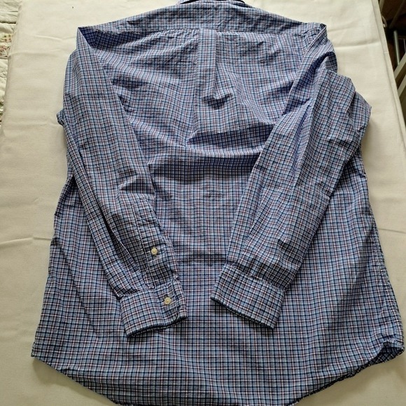 Polo Ralph Lauren Mens Classic Fit Plaid Button Down Shirt Blue Purple Size M - Picture 4 of 5